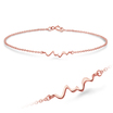 Heart Wave Silver Bracelet BRS-1110
