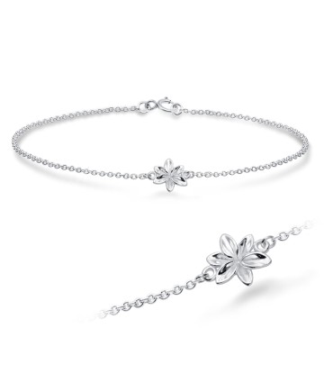 Flower Silver Bracelet BRS-1113