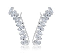  Fabulous Rectangle with CZ Stone Earrings EL-3579 