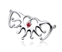 Sunrays Heart Jeweled Arm Band JAB-02