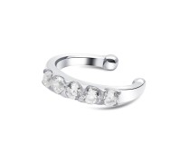 Curve Shape with CZ Stone Lip Clip LPC-01 