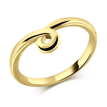 Gold Plated Silver Ring NSR-712-GP
