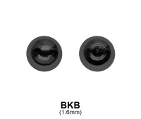 Black Plated Micro Ball Basic BKB (1.6)