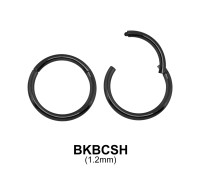 Black Plated Segment Ring BKBCSH 1.2mm