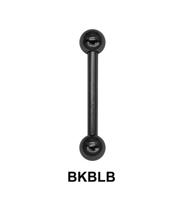 1.6mm Straight Barbells Ball BKBLB