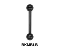 1.2mm Straight Barbells Ball BKMBLB