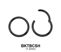 G23 Black Plated Segment Ring BKTBCSH 1.2mm