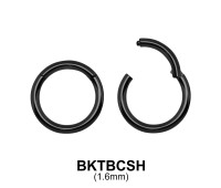 G23 Black Plated Segment Ring BKTBCSH 1.6mm