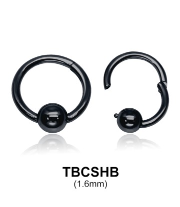 G23 Black Plated Segment Ring BKTBCSHB 1.6mm