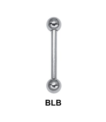 1.6mm Straight Barbells Ball BLB
