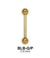 1.6mm Straight Barbells Ball BLB
