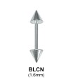 Barbells Cone Basic Face Piercing MBLCN