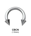 Circular Barbells Cone Basic Face Piercing MCBCN