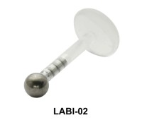 Basic Titanium Labret LABI-02