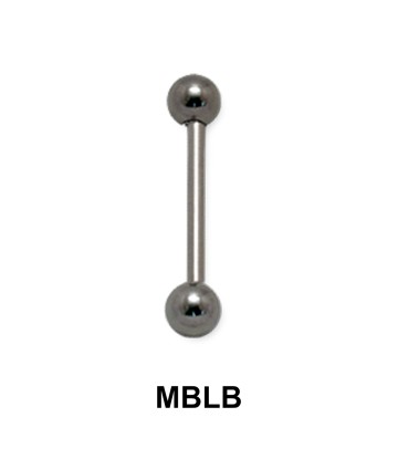 1 mm Straight Barbells Ball with Treading 1.2mm MBLB