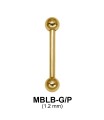 1.2mm Straight Barbells ball MBLB