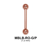 Rose Gold Micro Basic Face Piercing RGMBLB