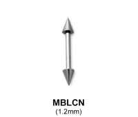Barbells Cone Basic Face Piercing MBLCN