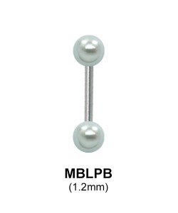 Basic Face Piercing Pearl MBLPB