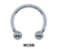 1.0mm Micro Circular Barbells Ball with Treading 1.2mm MCBB
