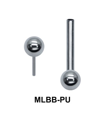 S 316L Push-in Barbells Ball MLBB-PU
