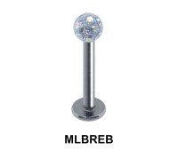 Labret Epoxy Rainbow Ball MLBREB