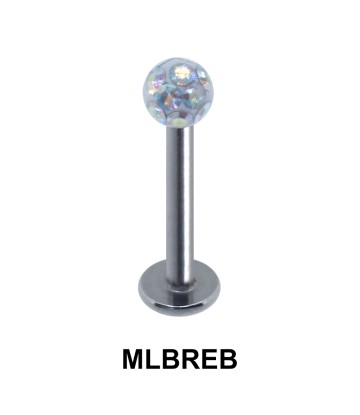 Labret Epoxy Rainbow Ball MLBREB