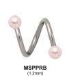 Basic Synthetic Pearl Face Piercing MSPPRB