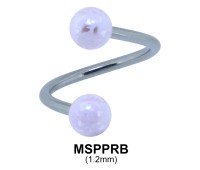 Basic Synthetic Pearl Face Piercing MSPPRB