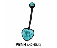 PTFE Double Jewelled Heart Bananas PBNH