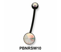 PTFE Double Jewelled Round Bananas PBNRSW-10