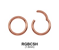 Rose Gold Plated Segment Ring RGBCSH 1.6mm