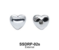 External Attachment Heart Shaped SSDRP-02s