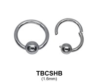 G23 Titanium Segment Ring TBCSHB 1.6mm