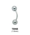 Basic Titanium Face Piercing TMBNB