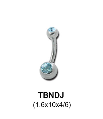 G23 Basic Titanium Belly Piercing TBNDJ