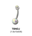 G23 Basic Titanium Belly Piercing TBNDJ