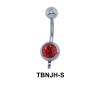 G23 Jewelled Bananas With Hang Titanium TBNJH-S