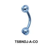 Basic Titanium Banana Jewelled Balls TSBNDJ