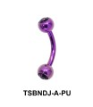 Basic Titanium Banana Jewelled Balls TSBNDJ