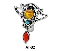Extraordinary Design Upper Belly Piercing AI-02
