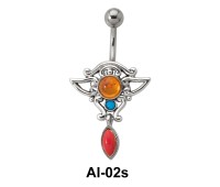 Amazing Pattern Belly Piercing AI-02s