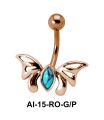 Butterfly Belly Piercing AI-15
