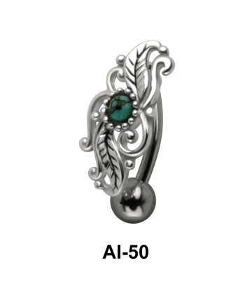 Attractive Belly Filigree Piercing AI-50