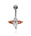 Elf Shaped Belly Piercing ANG-04 