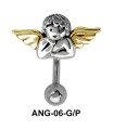 Fairy Shaped Belly Piercing ANG-06