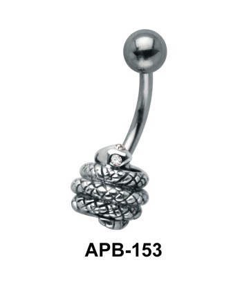 Coiled Snake Belly Piercing APB-153