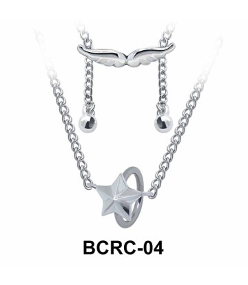 Star Closure Rings Belly Piercing Chains BCRC-04