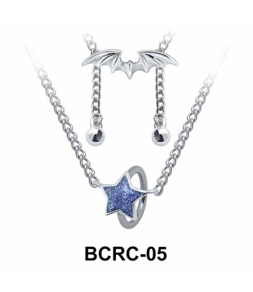 Enamel Star Closure Rings Belly Piercing Chains BCRC-05