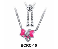 Enamel Bow Closure Rings Belly Piercing Chains BCRC-10